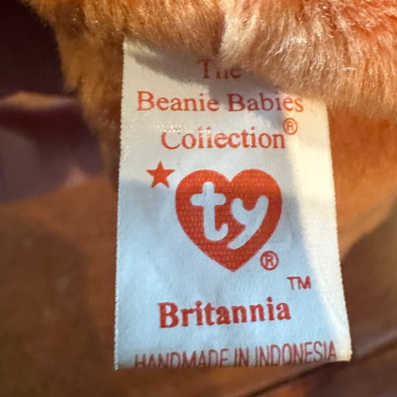 Ty Beanie Babies Britannia The Bear - NWMT errors - Picture 6 of 10